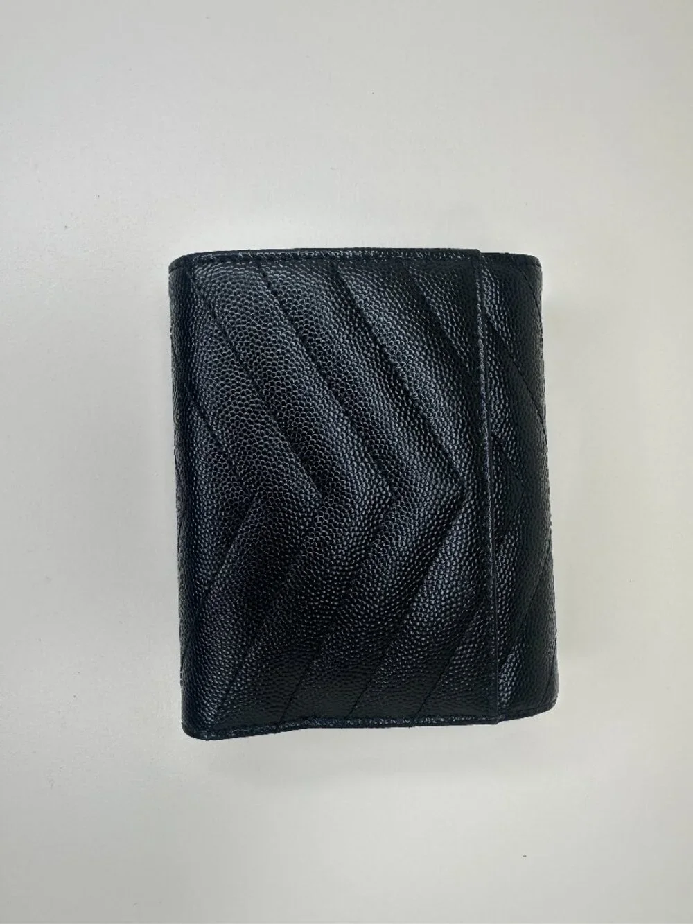 Saint Laurent Cassandre Matelassé Compact Tri Fold Wallet - Picture 11 of 14